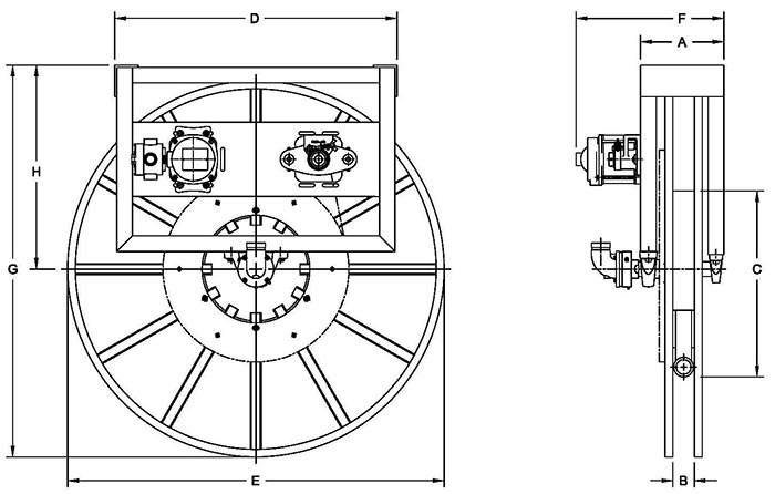 Dimensions for IV5000 Series