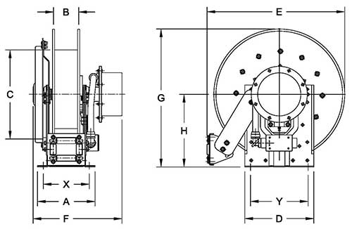 Dimensions for NSCR700 Series